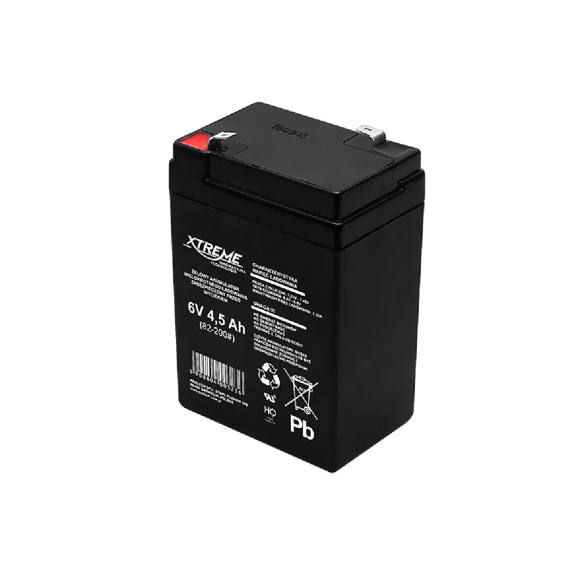 Batterie gel rechargeable 6V 4.5Ah sans entretien Xtreme