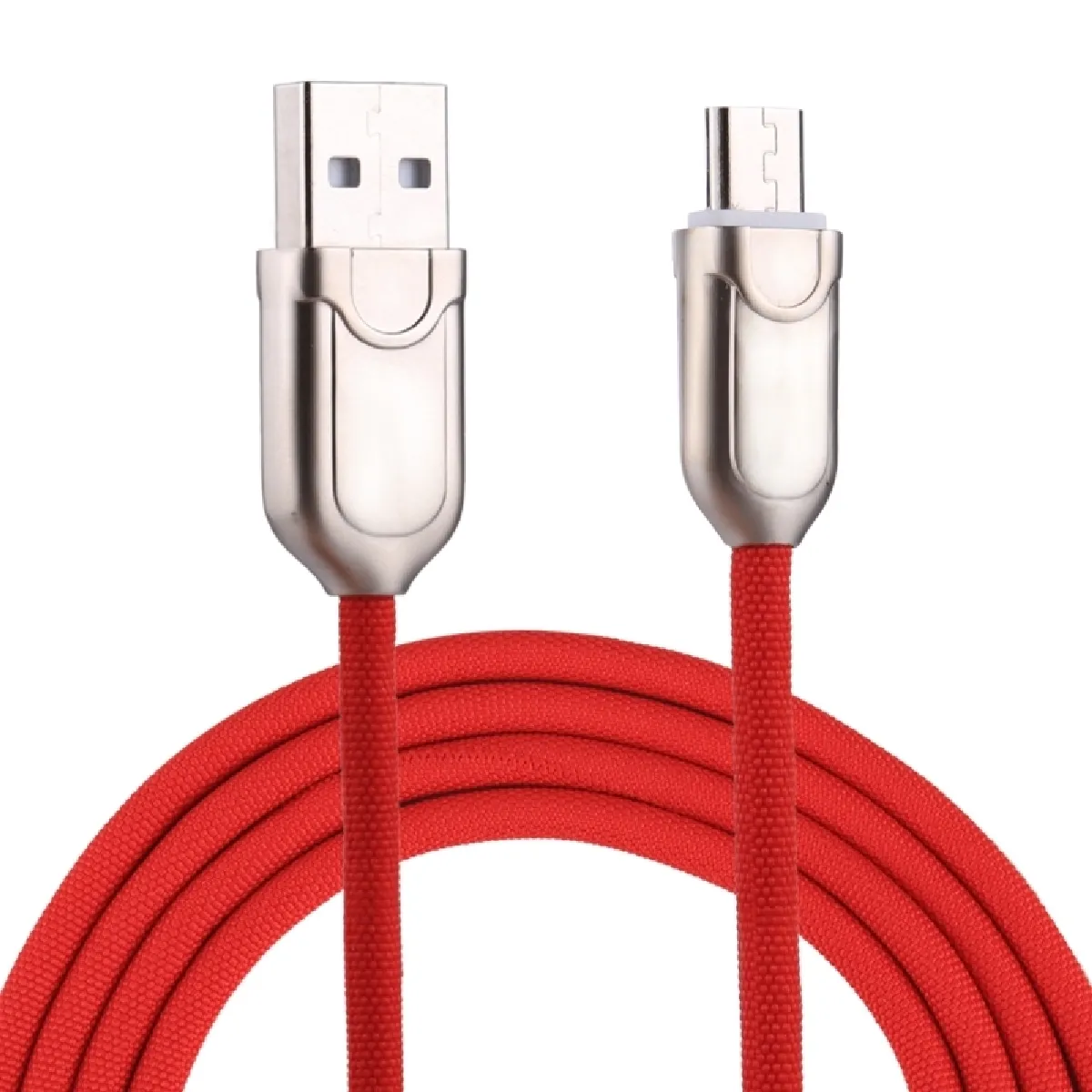 Câble rouge pour Samsung Galaxy S7 et S7 Edge / LG G4 / Huawei P8 / Xiaomi Mi4 autres Smartphones 1m 2A Micro USB vers USB 2.0 de chargeur de synchronisation rapide de données