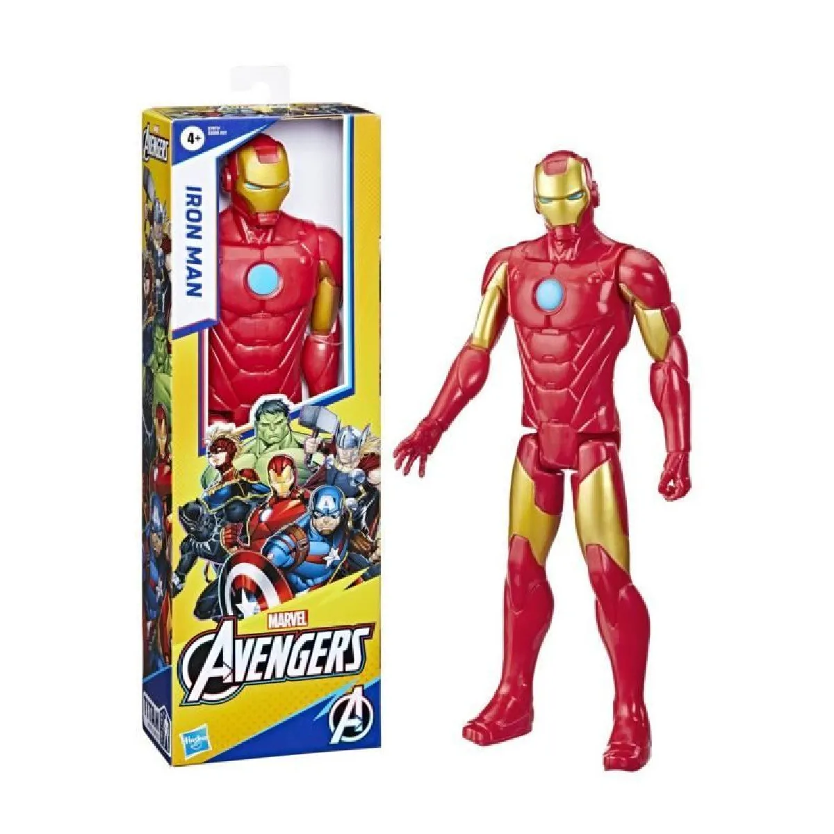 Figurine Iron Man 30 cm, jouet Avengers Titan Hero Series pour enfants a partir de 4 ans, Marvel