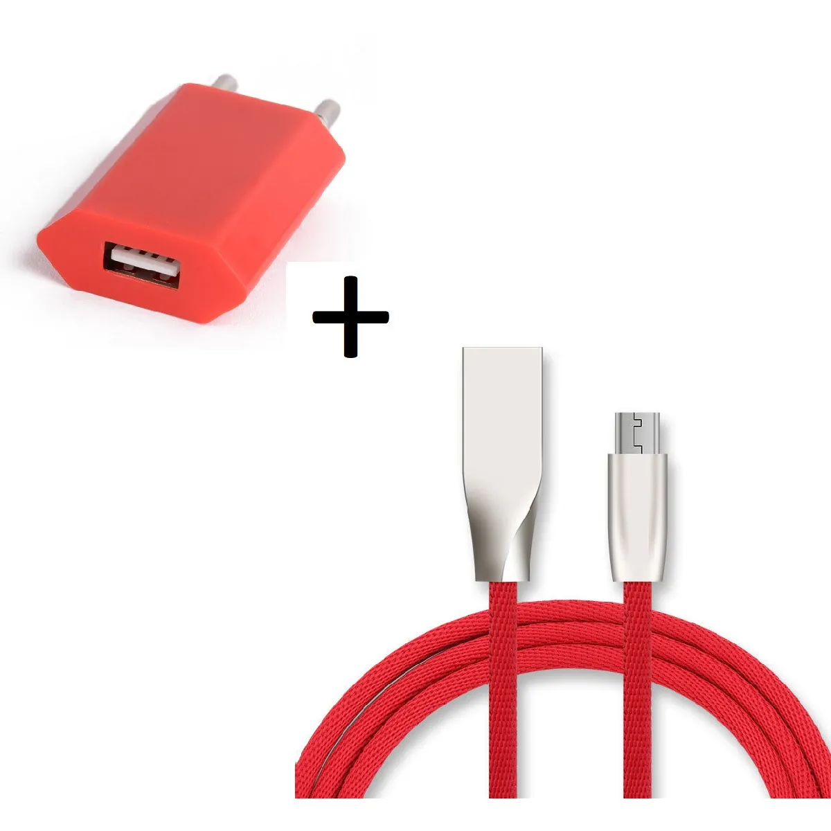 Pack Chargeur Micro-USB pour AMAZON Fire HD 8 (Cable Fast Charge + Prise Secteur Couleur USB) Android