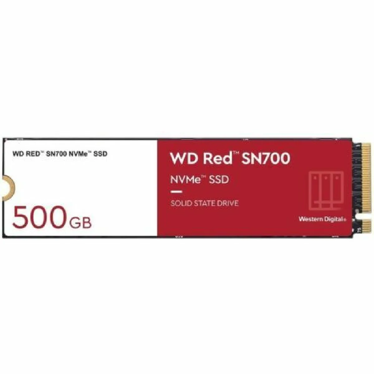 WD Red SSD SN700 NVMe 500Go M.2 2280 WD Red SSD SN700 NVMe 500Go M.2 2280 PCIe Gen3 8Gb/s internal drive for NAS devices