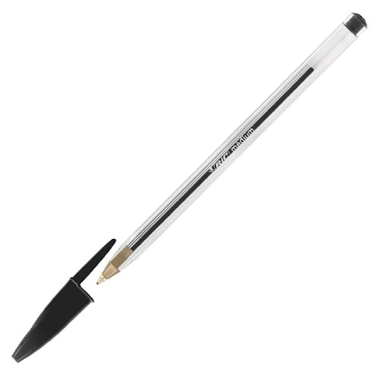 Stylo bille Bic Cristal - noir - Lot de 50