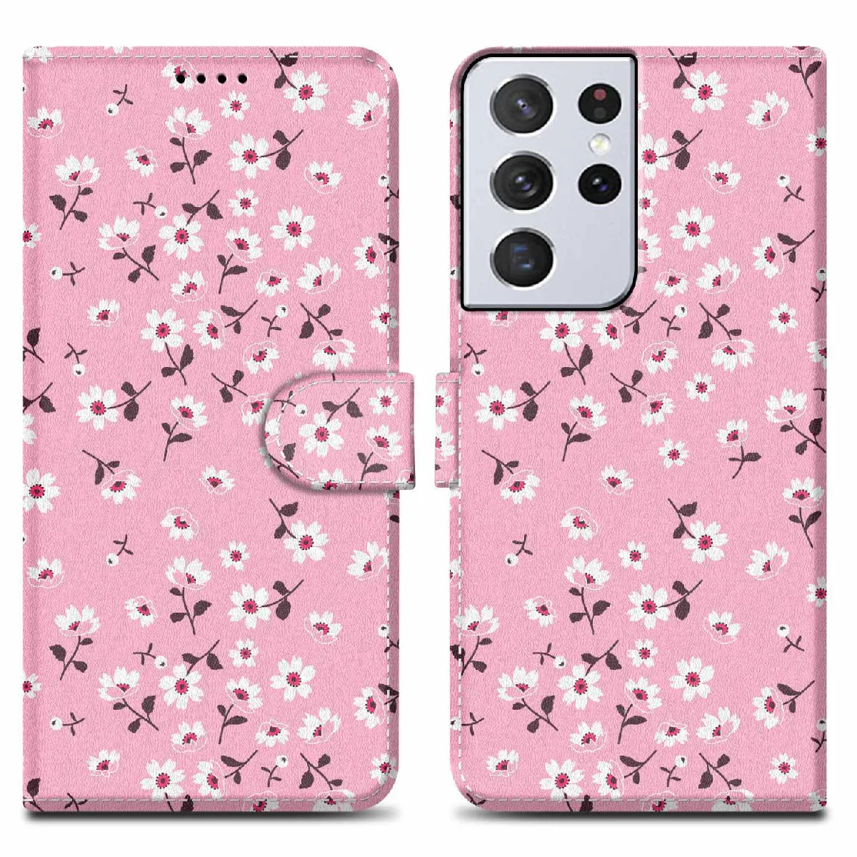 Etui Samsung Galaxy S21 ULTRA Coque en Rose