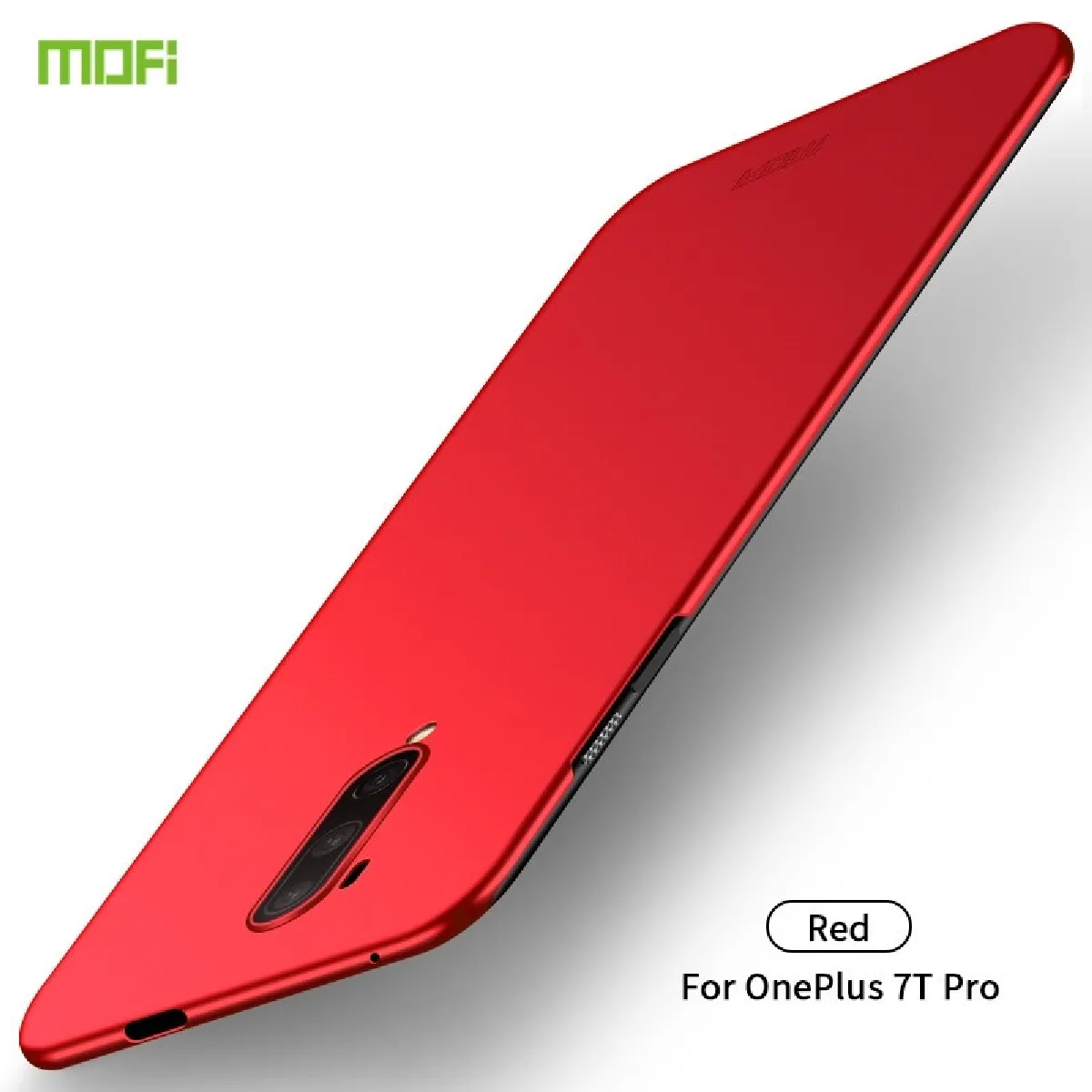 Coque Rigide Etui ultra-mince pour PC One Plus 7T Pro rouge