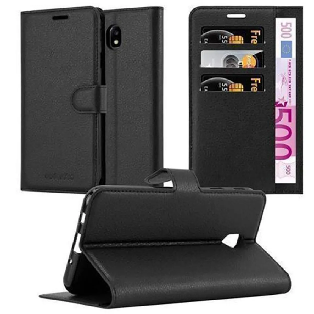 Coque Samsung Galaxy J3 2017 Etui en Noir