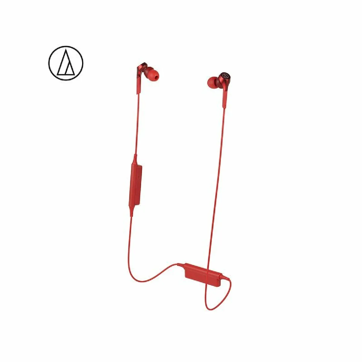 Original Audio-Technica Ath-Cks550Xbt Écouteur Bluetooth Casque De Sport Sans Fil Compatible Avec Rouge