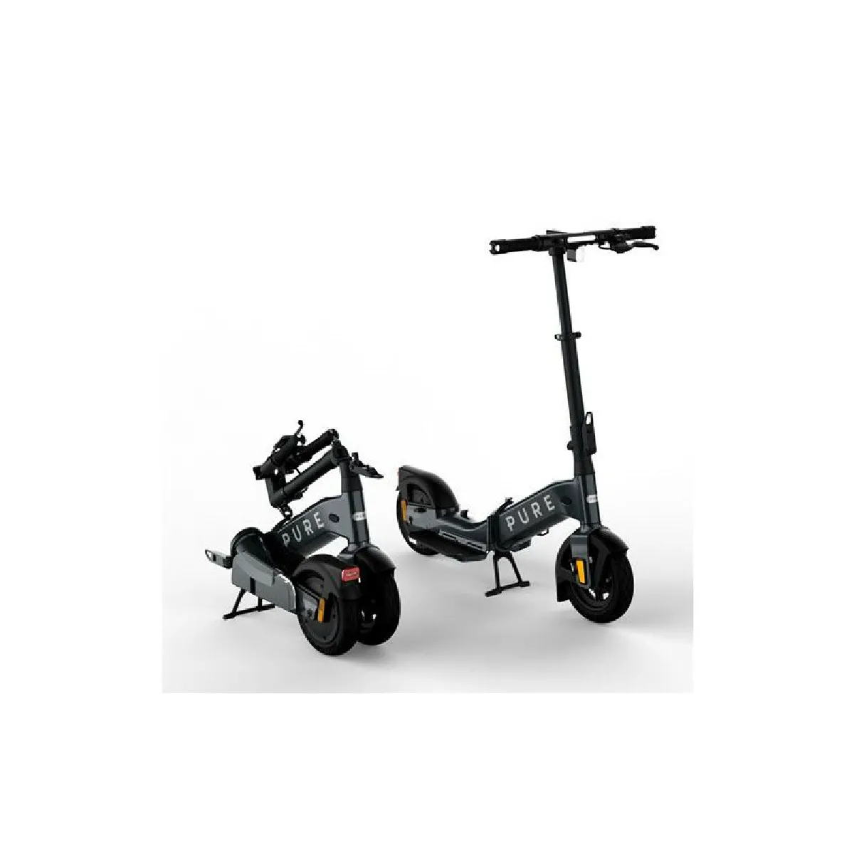 Trottinette électrique Pure Electric Pure Advance Flex 710 W Gris Mercure Métallisé