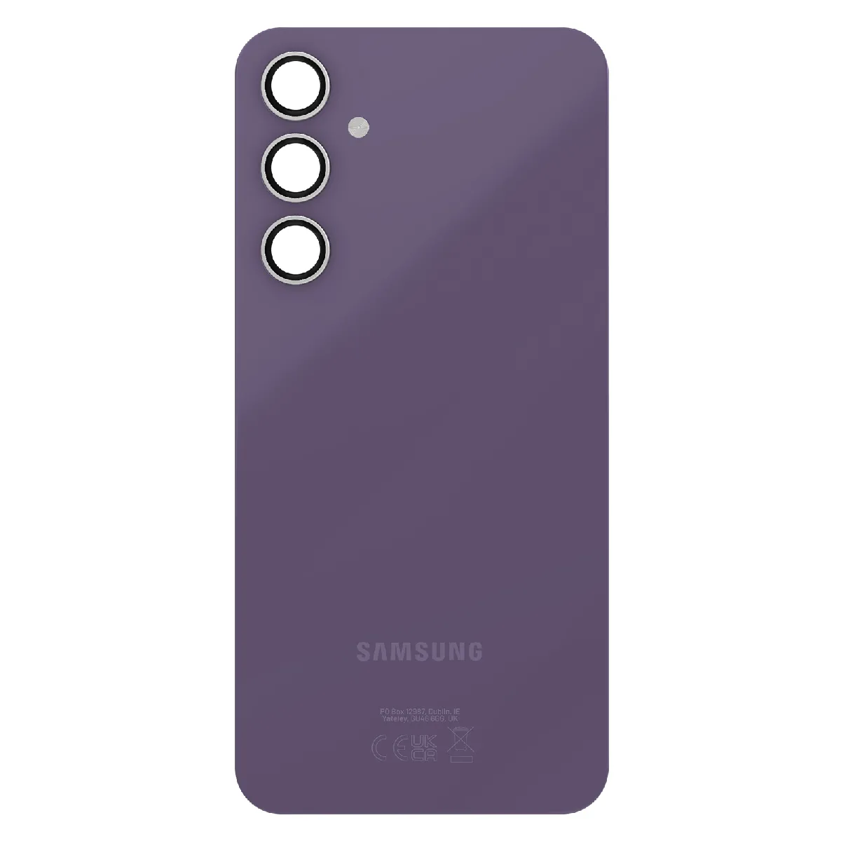 Samsung Vitre Arrière pour Samsung Galaxy S23 FE avec Lentille Caméra Original Violet