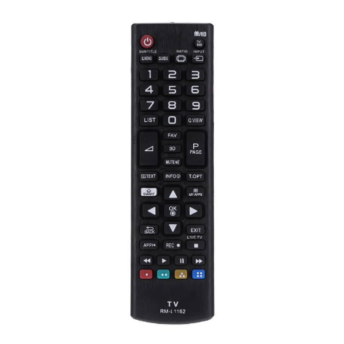 RM-L1162 convient à la télécommande du téléviseur LG AKB7371 5610/7447/7397 560