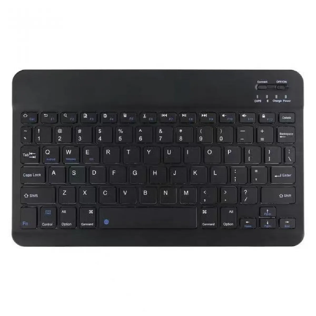 Clavier Bluetooth, mini clavier sans fil portable ultra fin rechargeable pour Apple iPad iPhone Samsung tablette téléphone Smartphone iOS Android Windows(11,8 pouces noir)