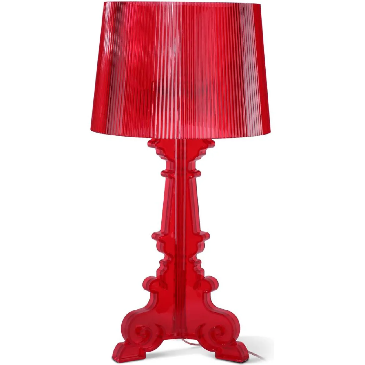 Lampe de Table - Grande Lampe de Salon Design - Bour Rouge