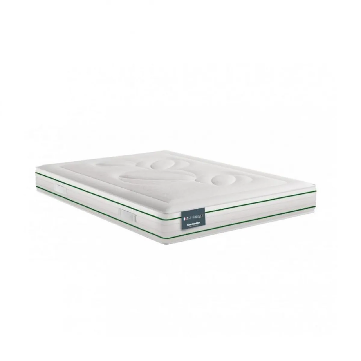 Matelas Dunlopillo EUGEN 7 160 x 200 x 22 cm mousse 14 cm 100% Latex accueil moelleux soutien ferme