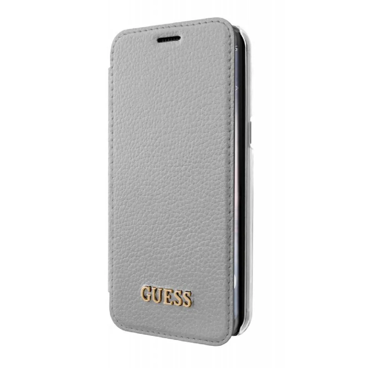 Guess Housse Iridescent Collection pour Samsung Galaxy S8 Plus - Argent