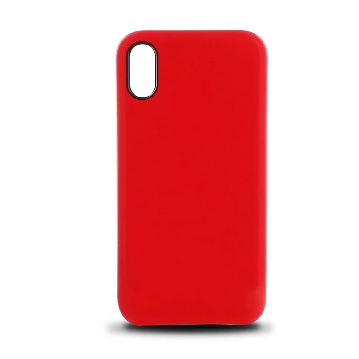 Coque cuir PU pour iphone XR rouge