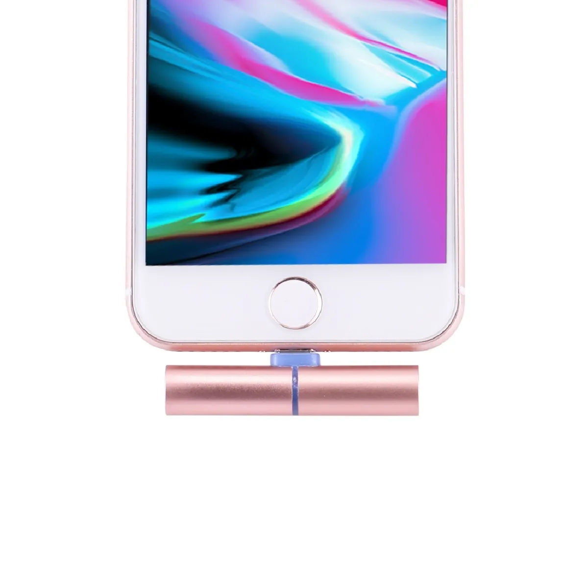 Adaptateur or rose pour iPhone 7 & 7 Plus & 6s & 6s Plus & 6 & 6 Plus & SE & 5S & 5, iPad, iPod Lightning Mâle à Jack 3,5 mm Femelle Écouteur Audio