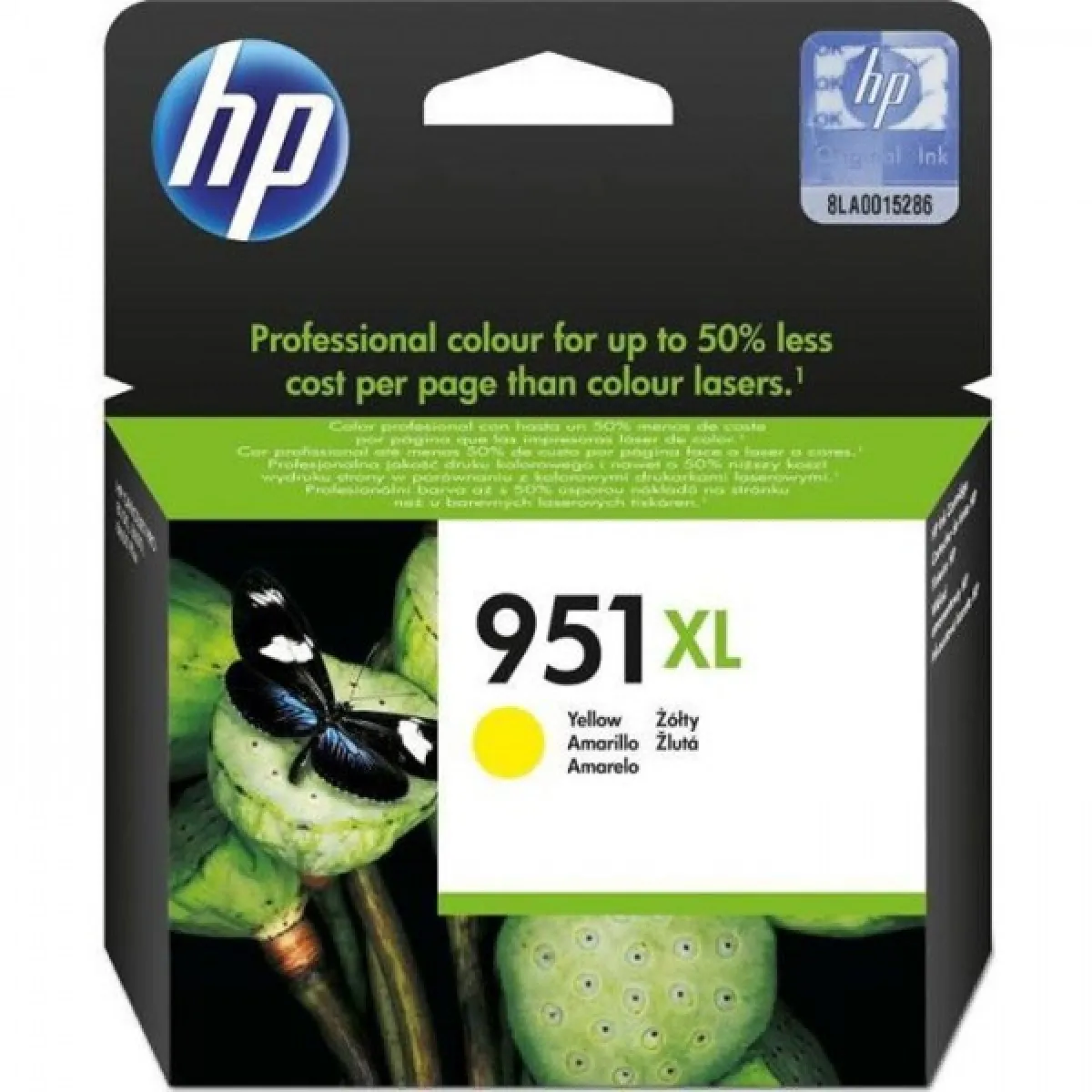 Cartouche d'Encre - Imprimante HP 951XL jaune grande capacité authentique (CN048AE) pour HP OfficeJet Pro 251dw/276dw/8100/8600