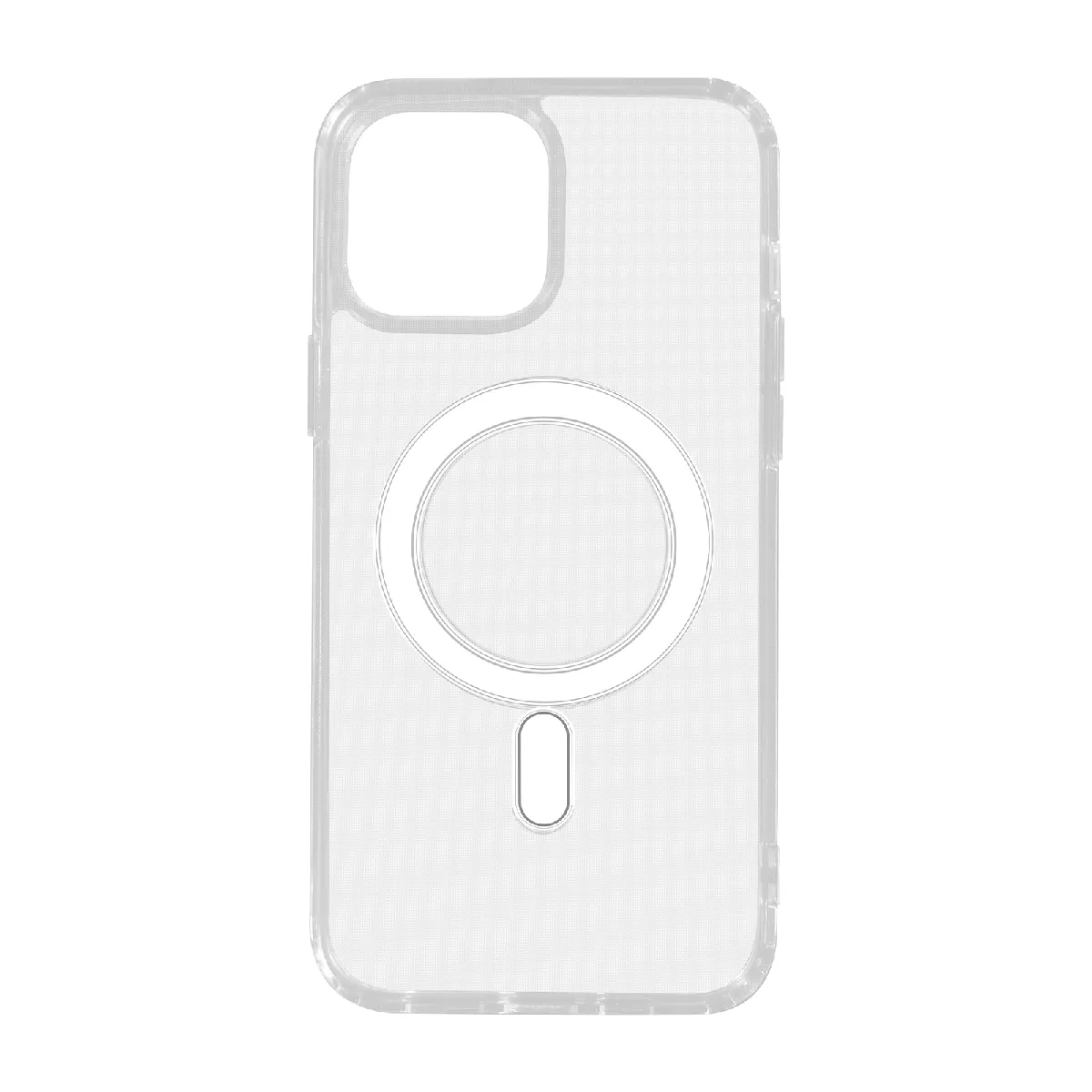 Coque MagSafe iPhone 13 Pro Antichoc avec Cercle magnétique Transparent