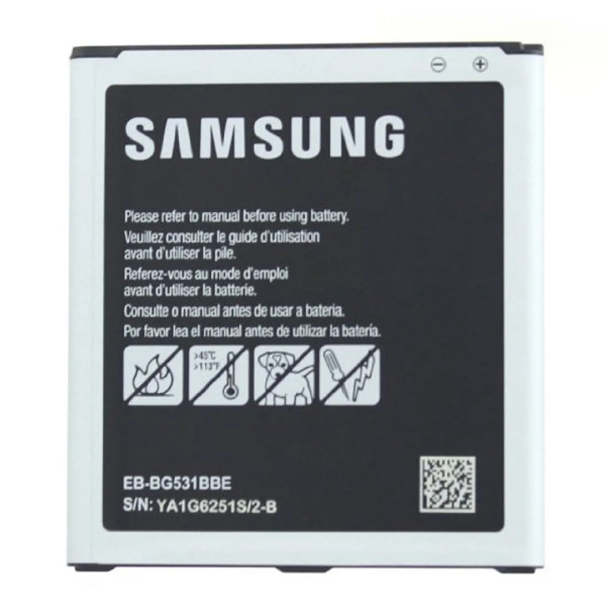 Batterie pour Samsung Galaxy Galaxy J5 et J3 (2016) EB-BG531BBE