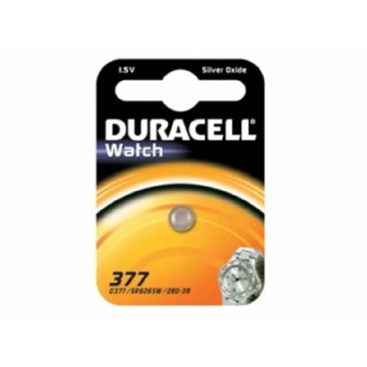 Duracell - Pile spéciale montres - 377 Petit Blister x1 (equivalent SR66)