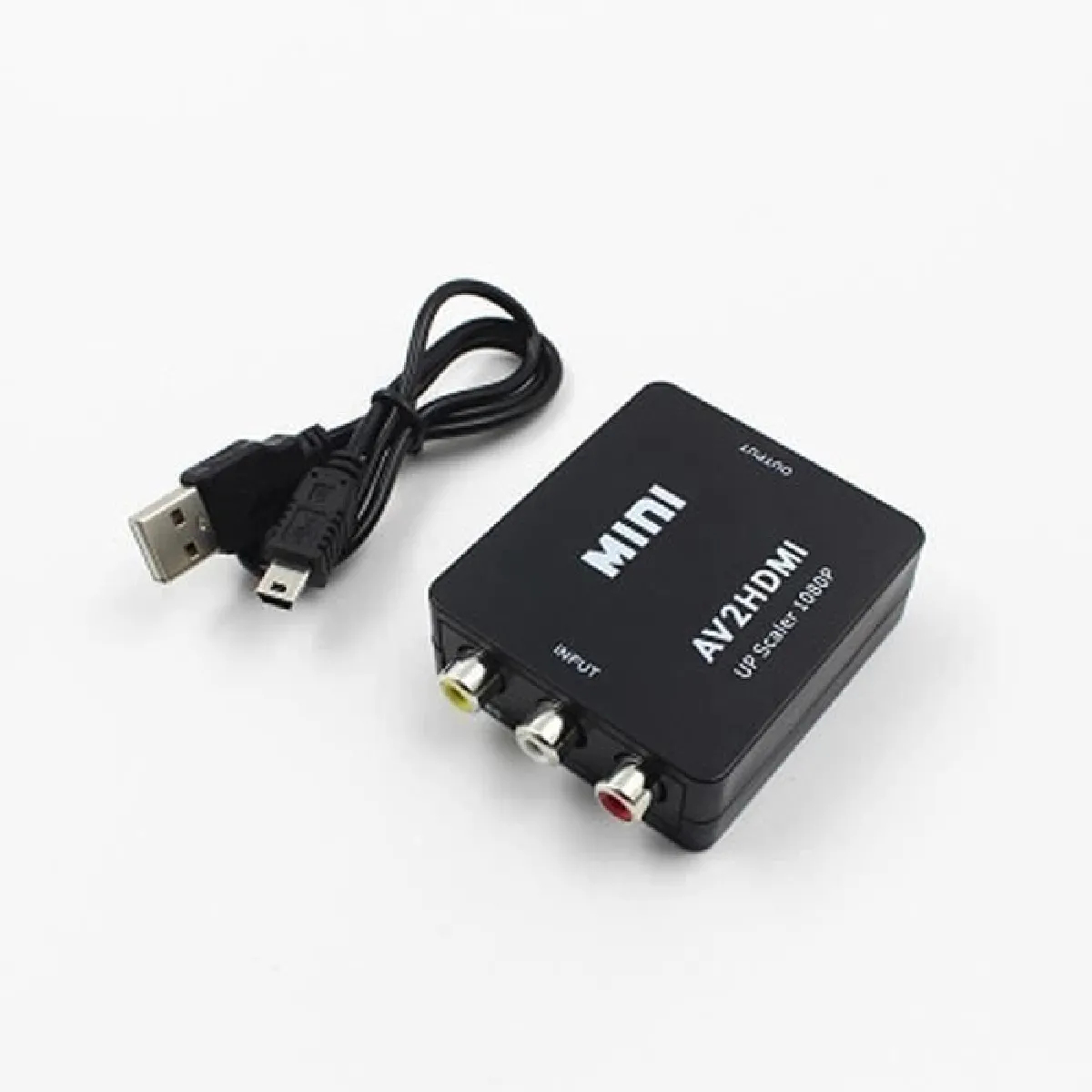 Adaptateur convertisseur mini AV RCA en HDMI DVD Composite AV2HDMI Converter 1080p HDTV