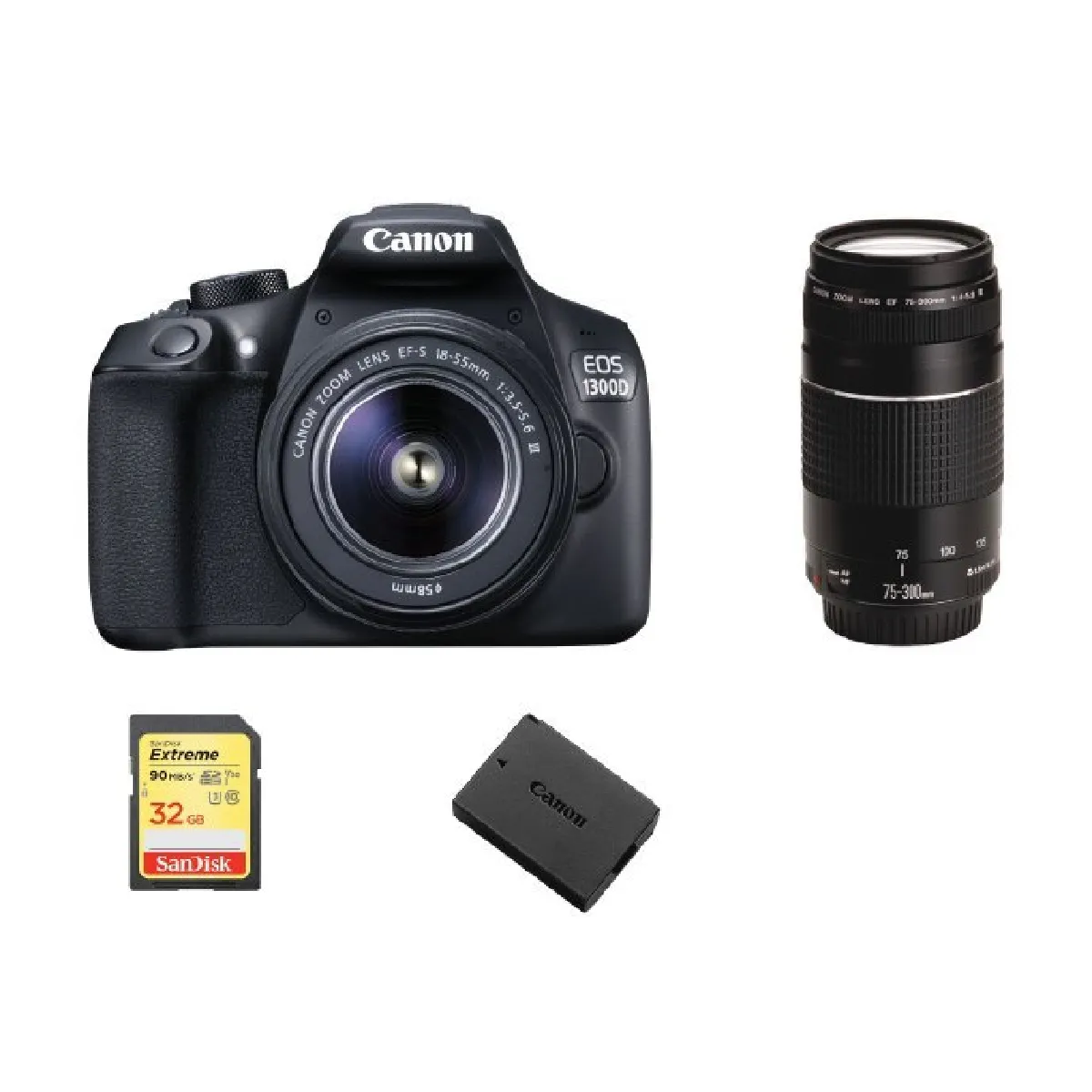 canon-eos-1300d-kit-ef-s-18-55mm-f3-5-5-6-is-iii-ef-75-300mm-f4-5-6-iii-32g-sd-card-lp-e10-battery-8714574643960