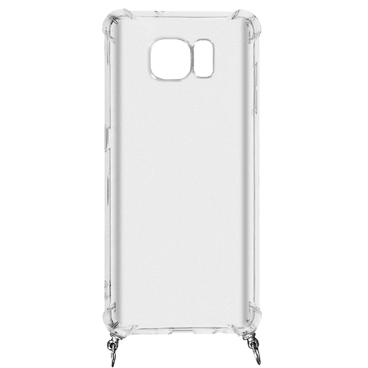 Coque Galaxy S7 Edge Anneau personnalisable avec bijou/Chaîne - Transparent