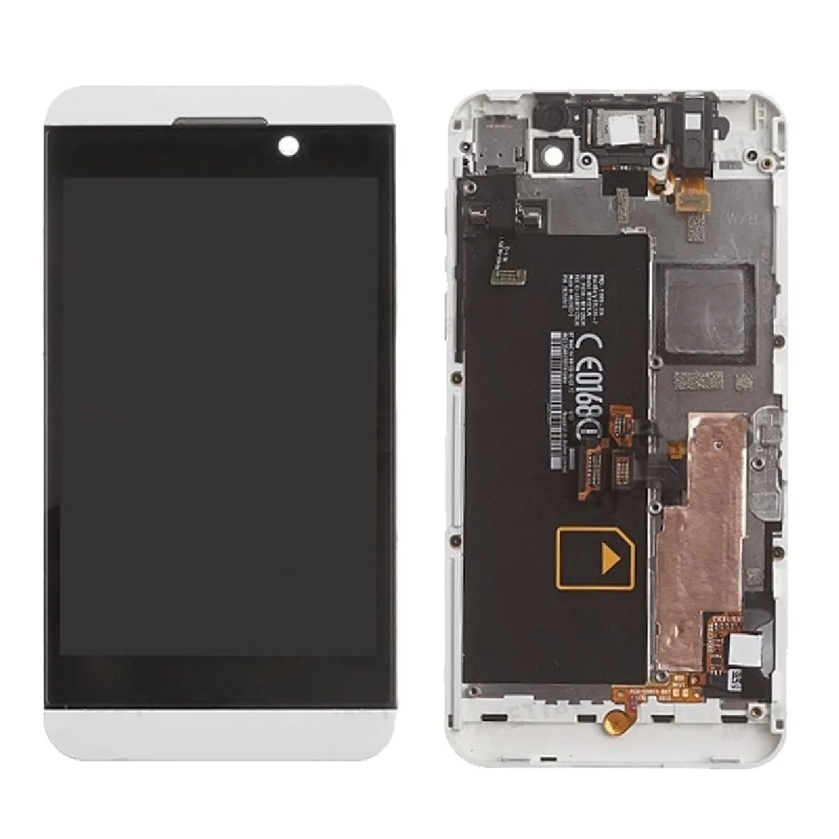 Pièce détachée blanc pour BlackBerry Z10 4G pièce détachée LCD Écran + Tactile Digitizer Assemblée avec Cadre