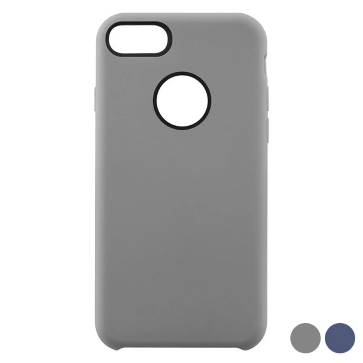 Protection pour téléphone portable Iphone 7/iphone 8 KSIX Rubber Gris