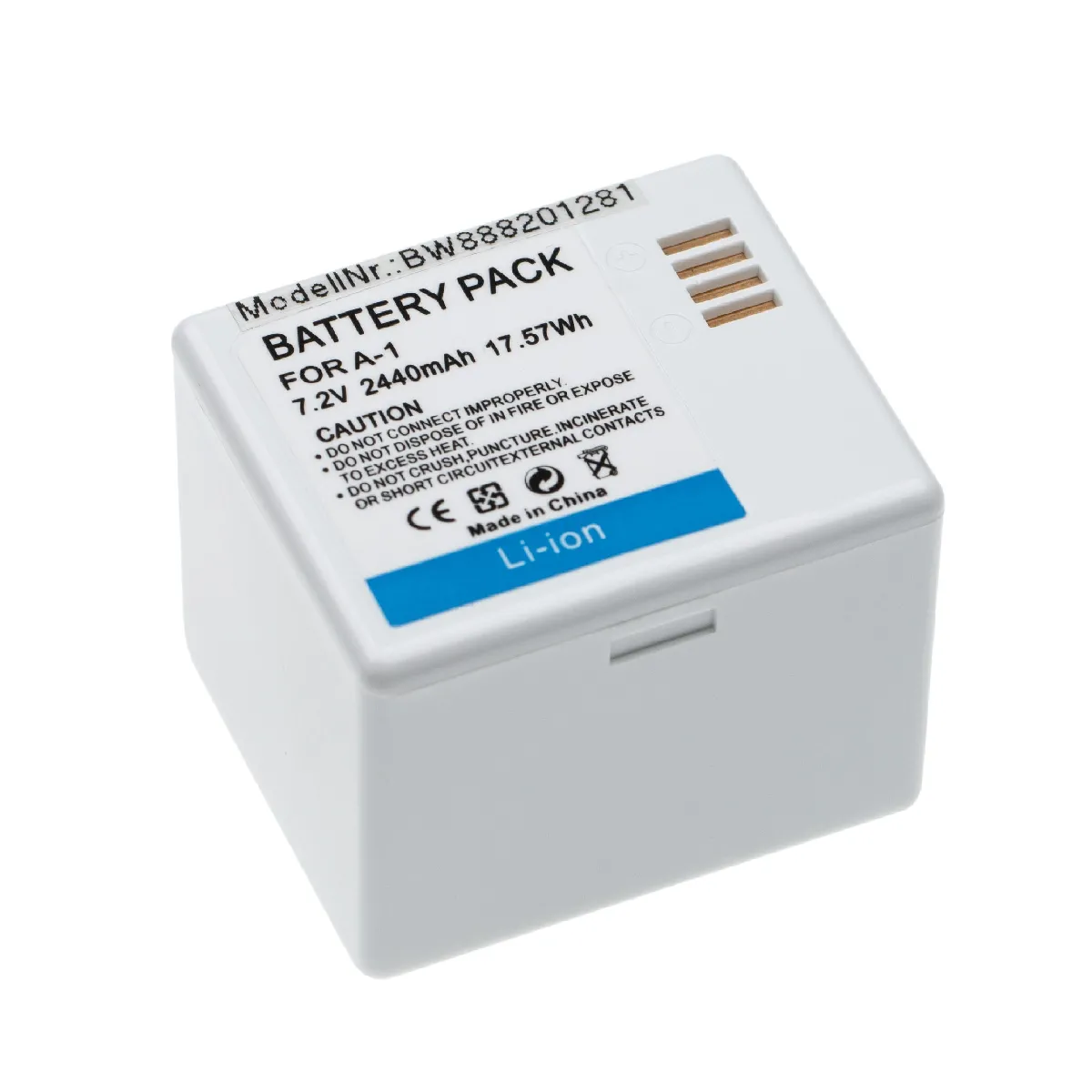 vhbw Batterie compatible avec Arlo VMS3230 Camera Espion (2440mAh, 7.2V, Li-Ion)