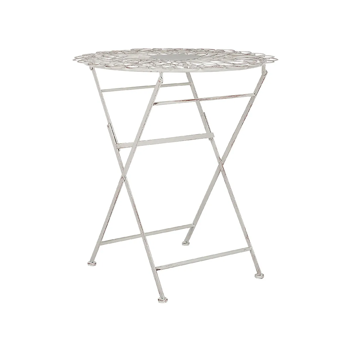 Table de jardin Métal Blanc STIFFE