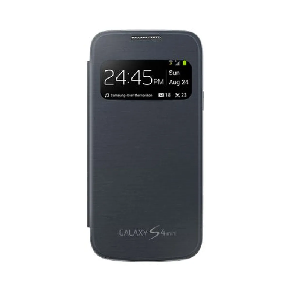 Étui folio ''S View Cover'' pour Samsung Galaxy S4 Mini - Noir