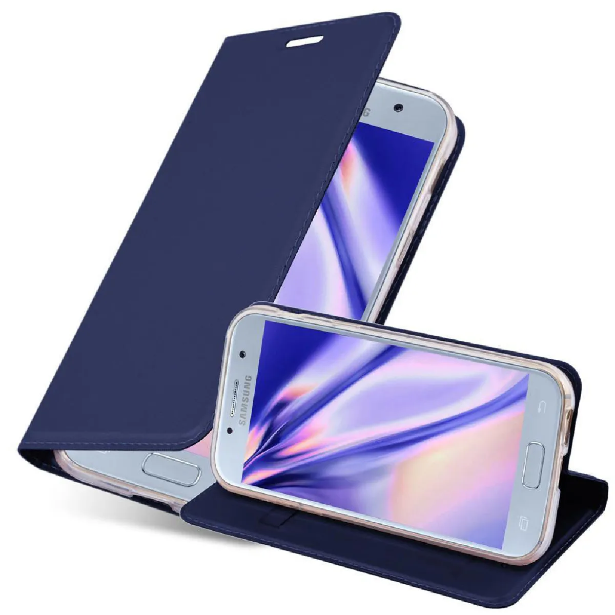 Coque Samsung Galaxy A3 2017 Etui en Bleu