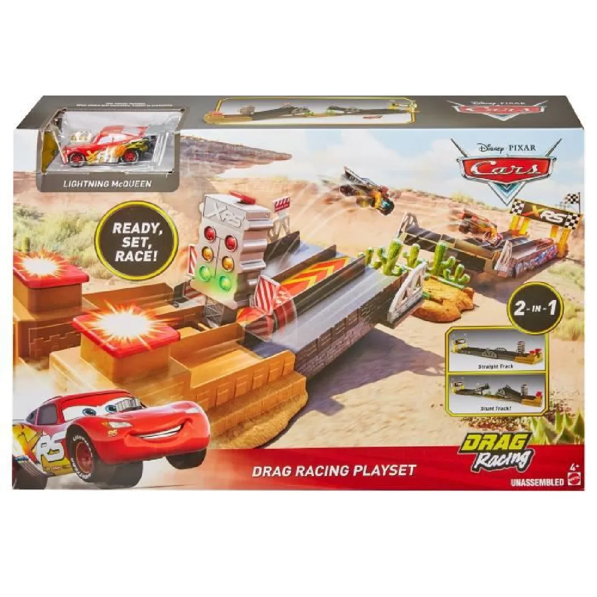 Coffret de jeu Cars Drag Racing