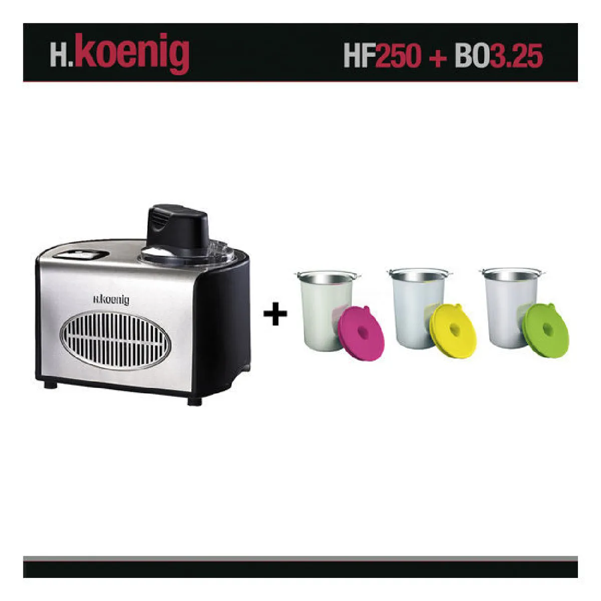 HKOENIG HF250 + BO25 :TURBINE A GLACE+ SET DE 3 BOLS SUPPLEMENTAIRES