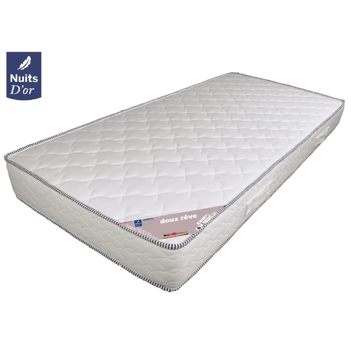 Doux rêve Matelas 160x200 Ferme Densité 30 Kg/m3 - 18 Cm + Oreiller à Mémoire de Forme valeur 89