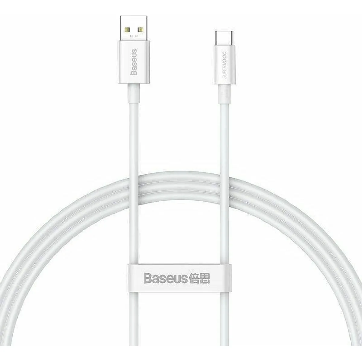 Baseus Type-C Superior Series SUPERVOOC 65 W, 1 m Blanc (CAYS000902)