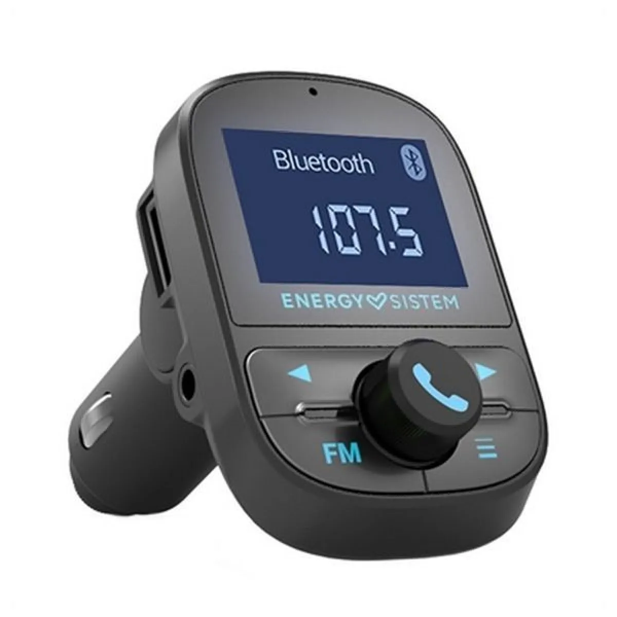 Lecteur MP3 avec émetteur FM Bluetooth pour voiture avec écran LCD USB Noir pas cher