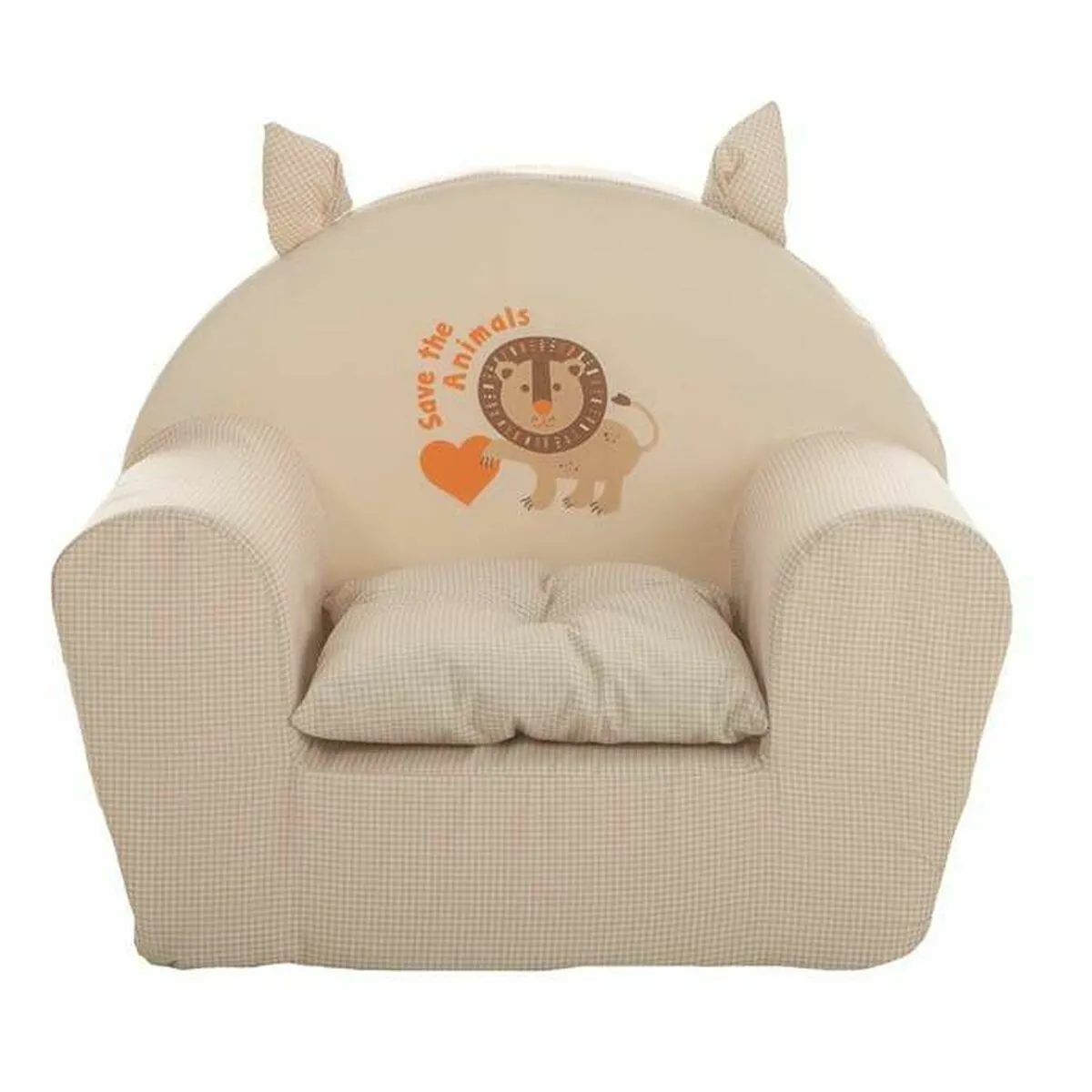 Fauteuil pour enfant Jungle 44 x 34 x 53 cm Beige