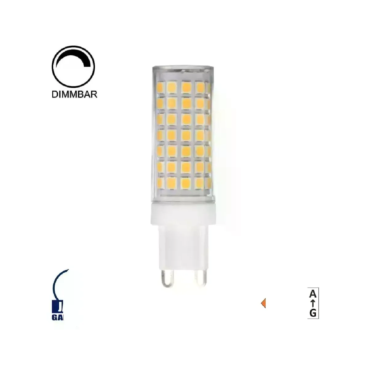 Ampoule LED Dimmable G9 6W équivalent à 45W - Blanc Naturel 4500K