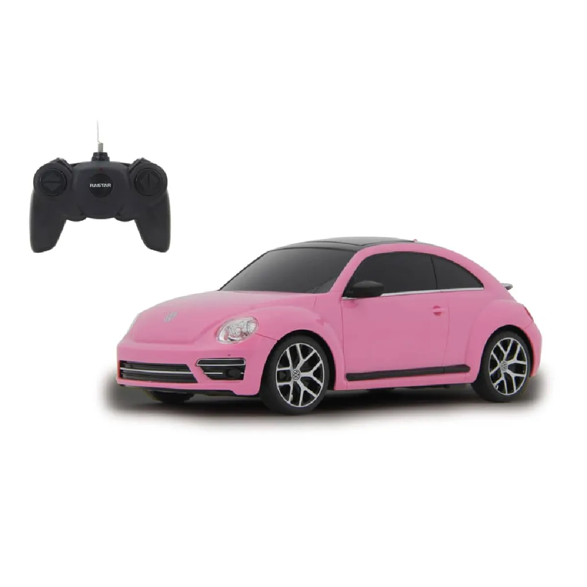 JAMARA Voiture télécommandée VW Beetle 1:24 Rose