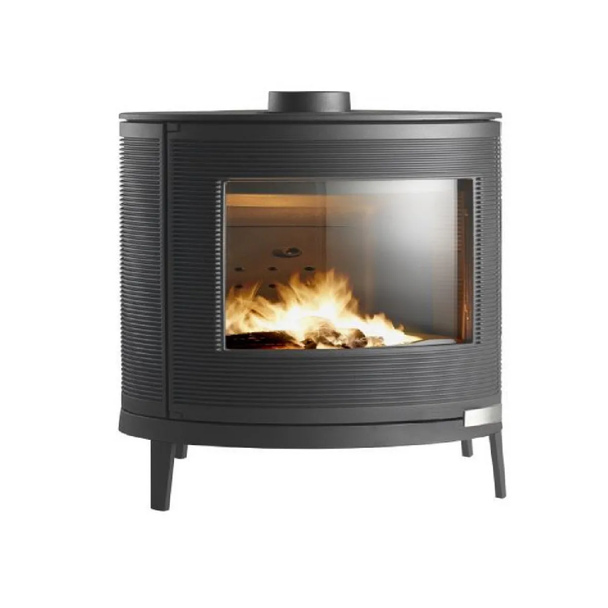 Poêle à bois fonte 9kw anthracite - p647844 - INVICTA