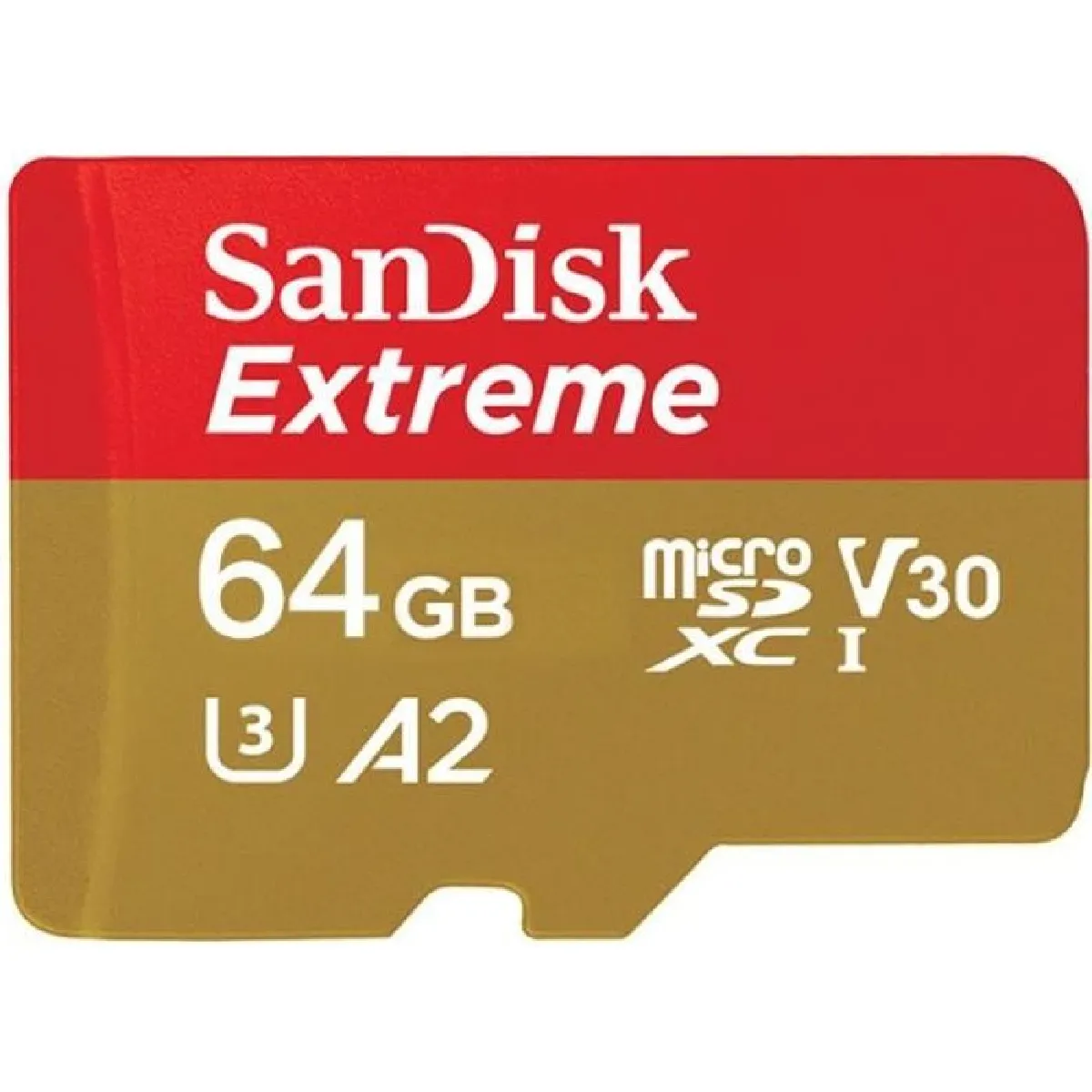 Carte Micro SD SanDisk - 64 Go - Classe 10 - Vitesse de lecture et d'écriture 100 Mo/s