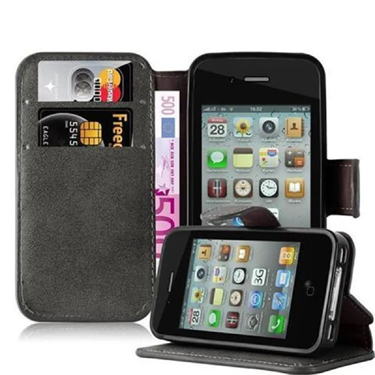 Coque iPhone 4 / 4S Etui en Gris