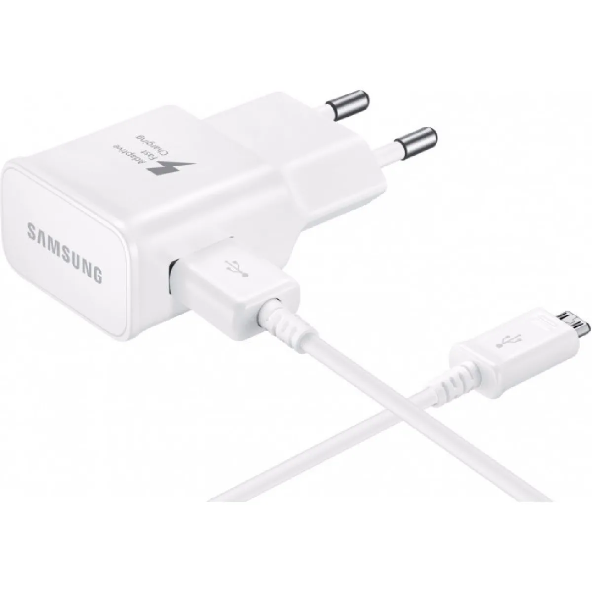 Chargeur Rapide Samsung Galaxy S6 Edge Plus câble 100cm BLANC 2A