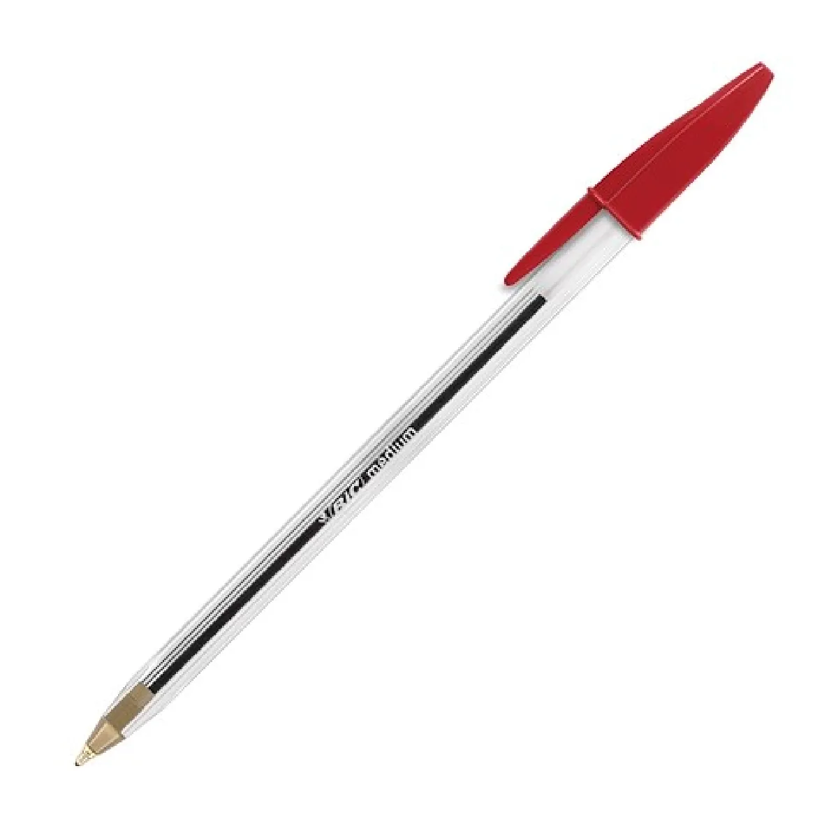 Stylo bille Bic Cristal - rouge - Lot de 50