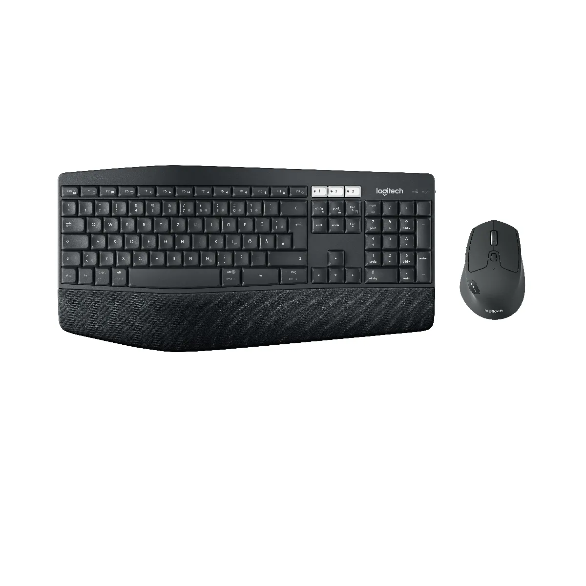 Logitech MK850 Performance Wireless Keyboard and Mouse Combo clavier RF sans fil + Bluetooth QWERTZ Suisse Noir