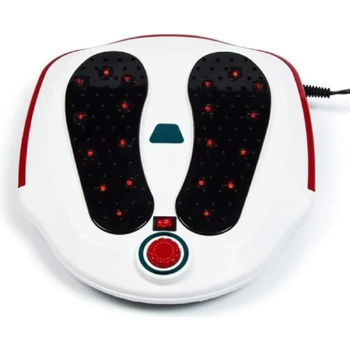 KYY Appareil Massage Pied pour La Circulation Sanguine Jambe et Appareil de Traitement de Relaxation Machine pour Le Corps - Blanc