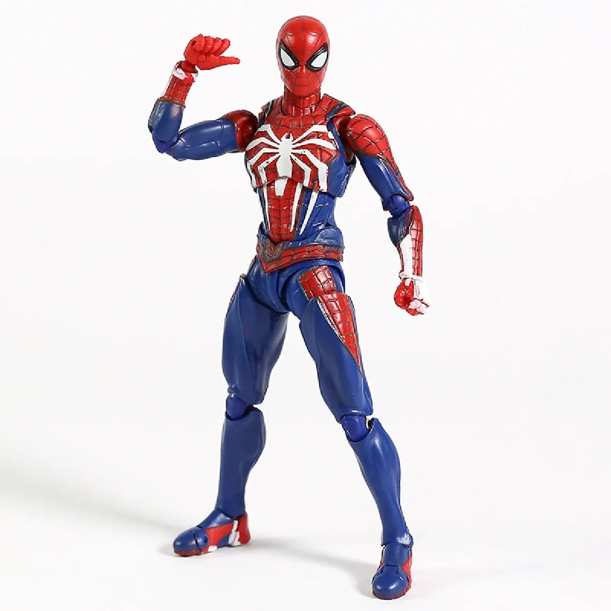 Avengers SHF Spider-Man Upgrade Kit PS4 Spider-Man PVC Action Atlas Modèle Jouet Poupée Cadeau   Action People(Coloré)