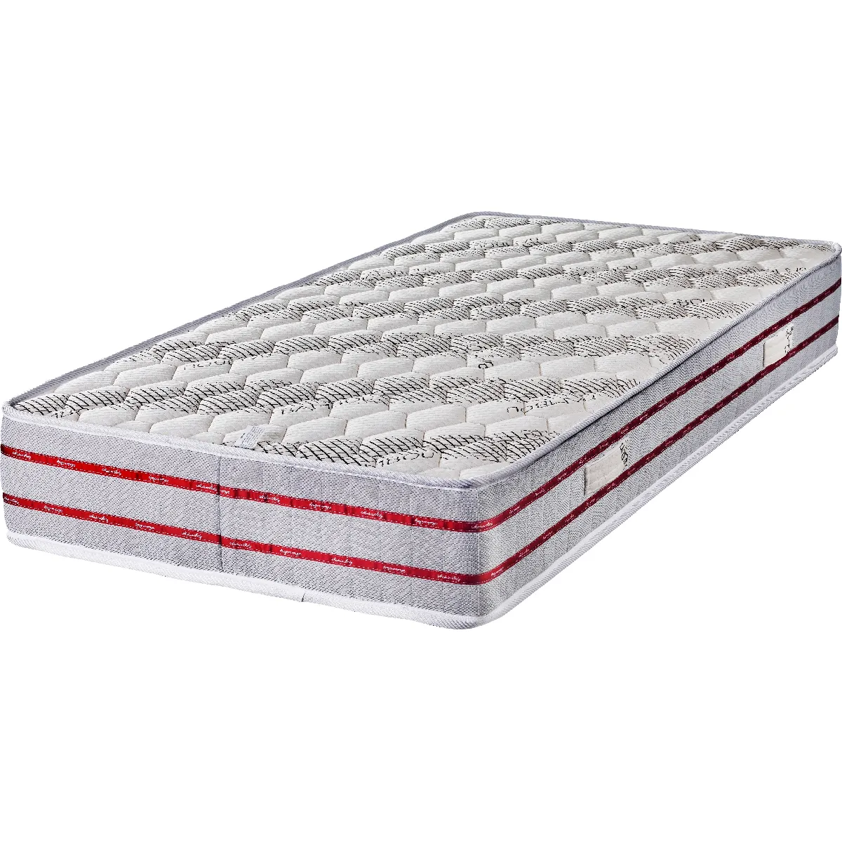 Bamboo Matelas 140x190 Très Ferme Tissu Bambou Mousse Poli Lattex Indéformable - 24 cm - Orthopédique