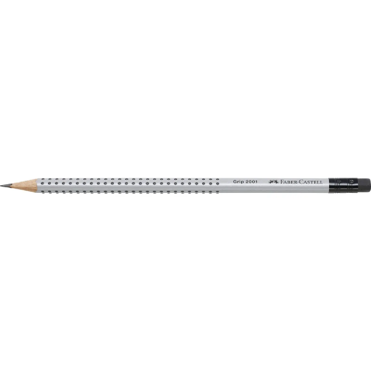 FABER-CASTELL Crayon GRIP 2001 avec gomme, degré dureté: HB ()